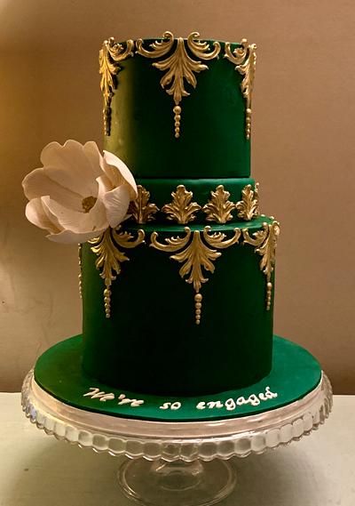 Emerald fantasy - Cake by The Hot Pink Cake Studio by Ipshita