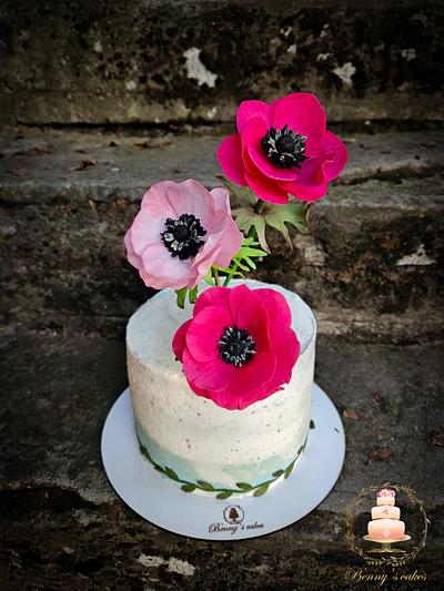 Anemone cake - Cake by Benny's cakes