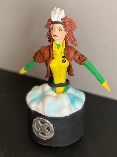 Rogue from X-Men  - Cake by Artistic Cake Designs 
