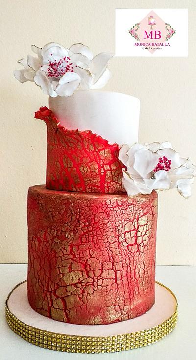 Luxury wedding  - Cake by Monica Lilian Batalla