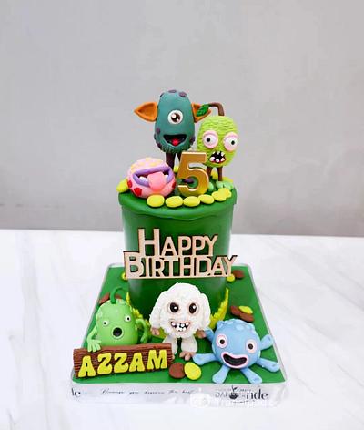 "My Singing Monster" Birthday Cake - Cake by Dapoer Nde