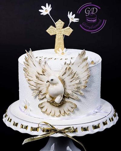 Holy communion cake - Cake by Glorydiamond