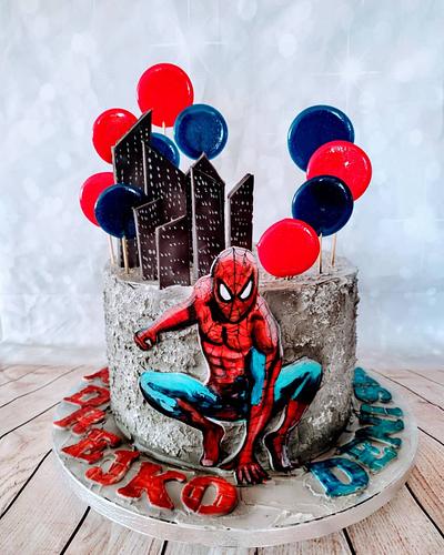 Spiderman - Cake by alenascakes