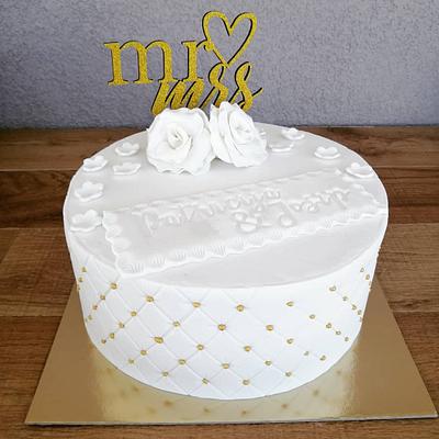 Wedding cake - Cake by Tortebymirjana