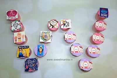 Women's day cupcakes - Cake by Sweet Mantra - Custom/Theme cake studio