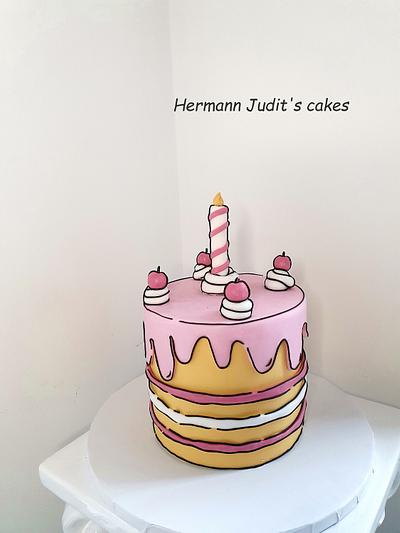 Cartoon cake - Cake by Judit