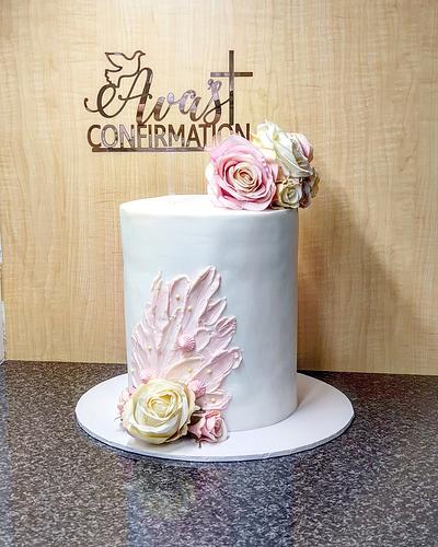 Confirmation cake  - Cake by The Custom Piece of Cake