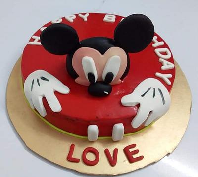 Mickey Mouse Theme Cake - Cake by Amys bayked bouquett