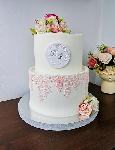 Wedding cake  - Cake by Vyara Blagoeva 