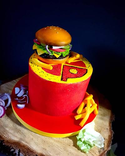 Burger - Cake by Radoslava Kirilova (Radiki's Cakes)