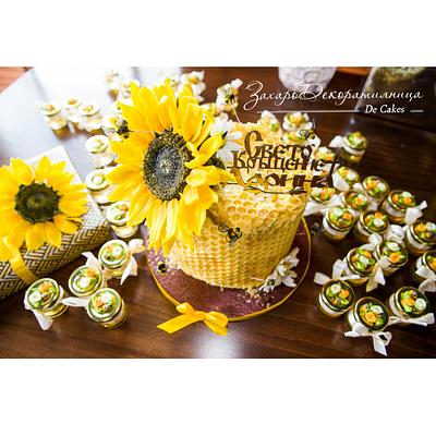 Sunflower - Cake by Desislavako