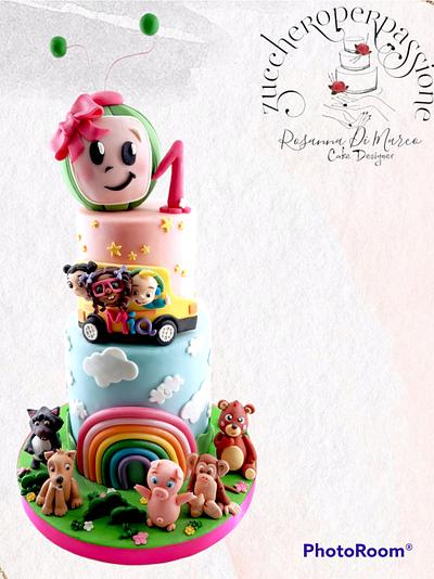 Cocomelon and friends - Cake by zuccheroperpassione