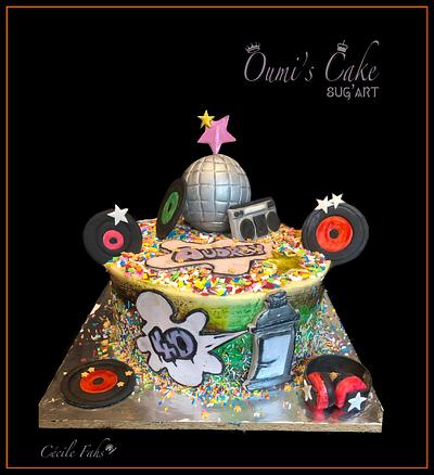 80’s Cake - Cake by Cécile Fahs