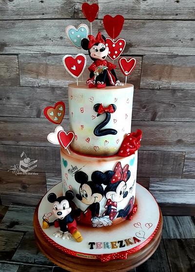Minnie & Mickey  - Cake by Cakesbymartina