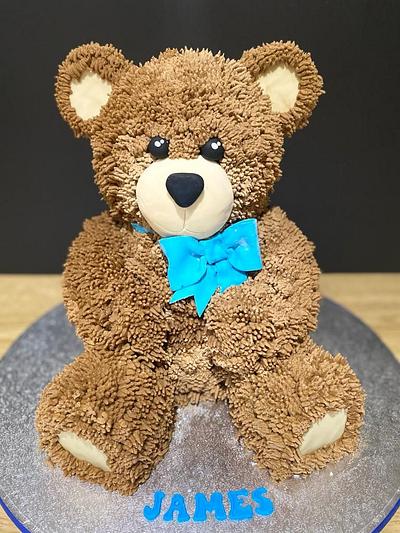 Teddy bear cake - Cake by Customcakescaterham