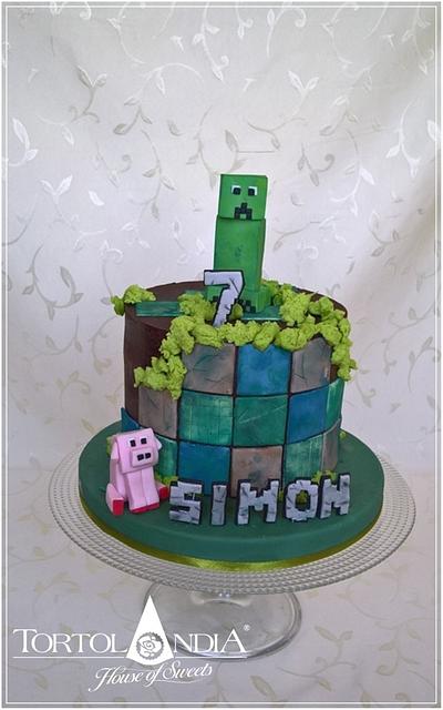 Minecraft  - Cake by Tortolandia
