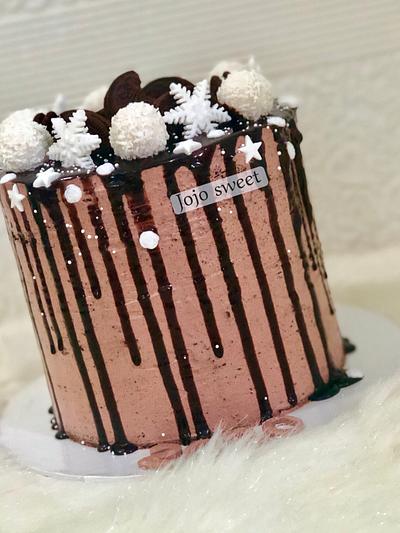Chocolate Christmas Cake  - Cake by Jojosweet