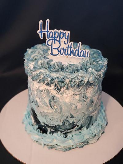 The feel of water - Cake by Celene's Confections
