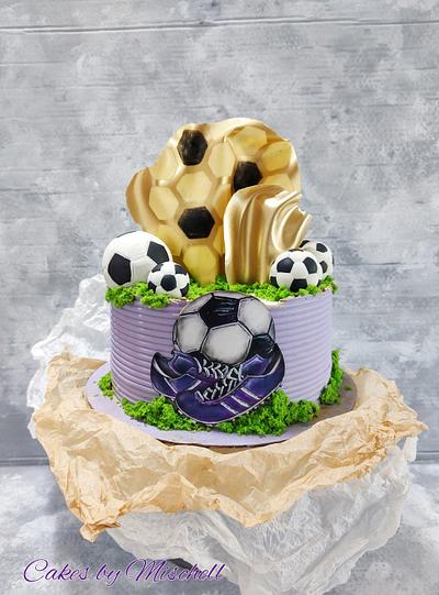 Football  - Cake by Mischell