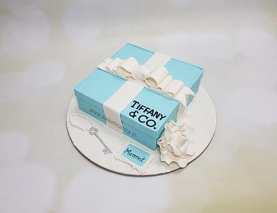 Tiffany & Co. cake - Cake by Sweet Mantra Homemade Customized Cakes Pune