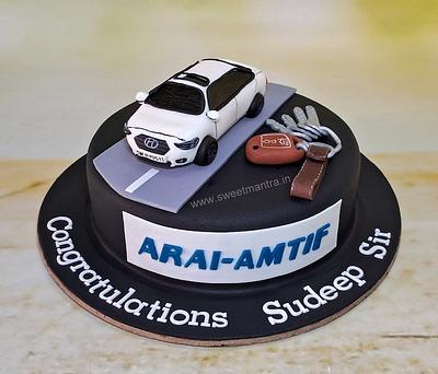Cake for employee completing 1 year in company - Cake by Sweet Mantra Homemade Customized Cakes Pune