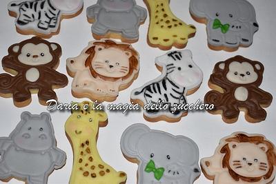safari animals cookies - Cake by Daria Albanese