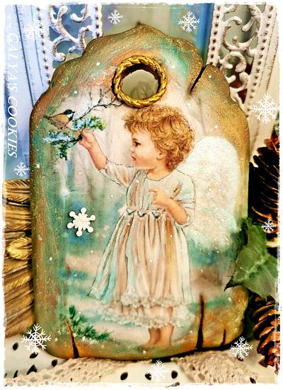 Christmas cookies/ANGEL - Cake by Galya's Art 