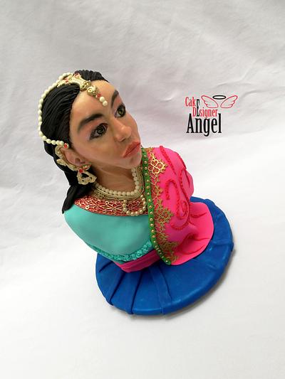 Hindu Woman Dress - Cake by Angel Torres