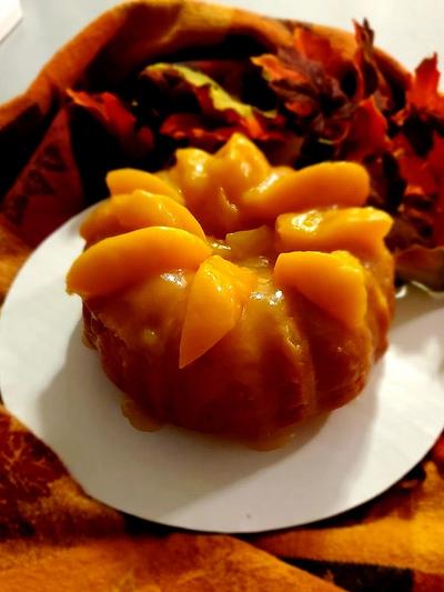 Peach Cobbler Pound Cake - Cake by Celene's Confections