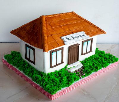 Old house in the field - Cake by TortIva