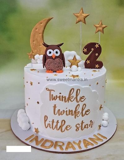 Twinkle Twinkle little star cake - Cake by Sweet Mantra Homemade Customized Cakes Pune