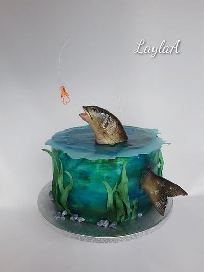 Fishing cake  - Cake by Layla A