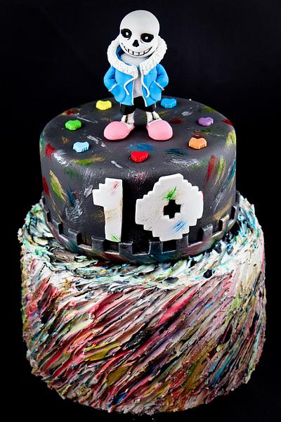 Cake Sans Undertale - Cake by Emanuela La Valle - Art Cake Design