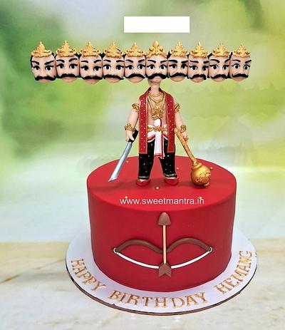 Raavan theme cake - Cake by Sweet Mantra Homemade Customized Cakes Pune