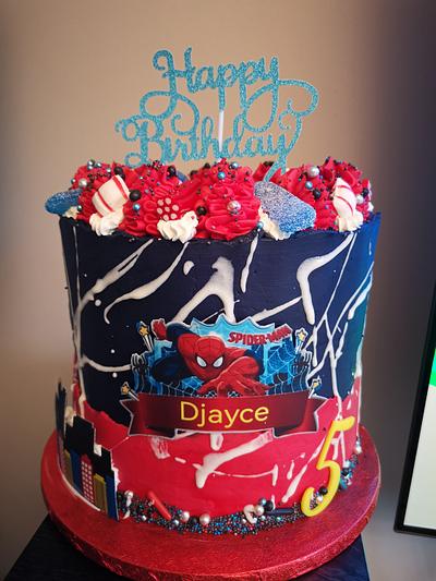 Spiderman cake - Cake by Dana Bakker