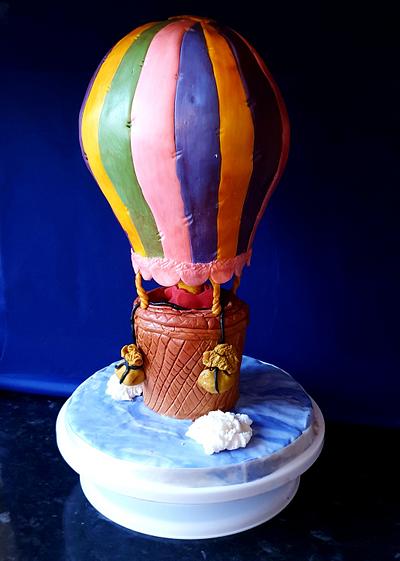 Hot air ballon anti gravity cake - Cake by Amal