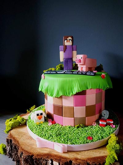 Minecraft  - Cake by Radoslava Kirilova (Radiki's Cakes)