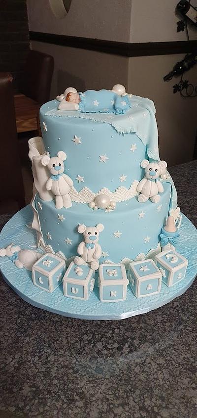 Baby Boy Cake - Cake by Tascha's Cakes