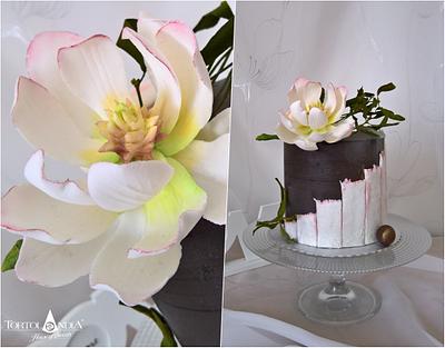 Magnolia cakes - Cake by Tortolandia