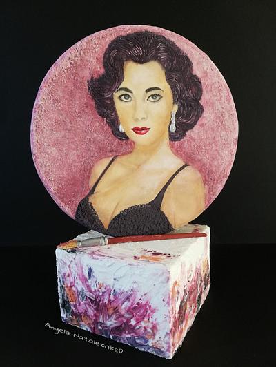 Homage to Elizabeth Taylor - Cake by Angela Natale