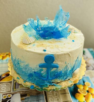  Buttercream sea cake 🍰  - Cake by Sofia V.