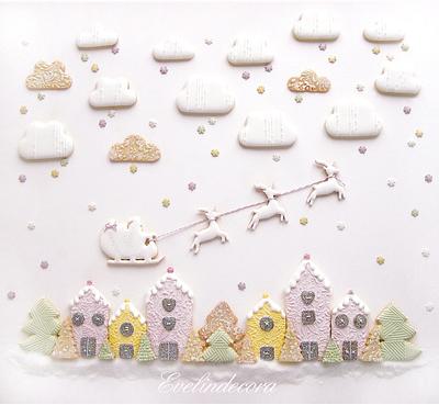 Christmas cookie landscape - Cake by Evelindecora