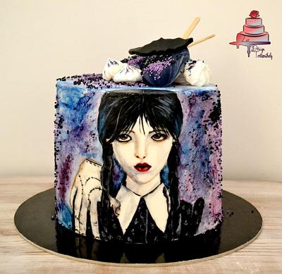 Wednesday  Cake  - Cake by Krisztina Szalaba