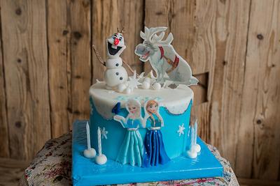 Frozen - Cake by malinkajana