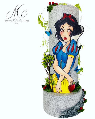 Blanche neige cake  - Cake by Cindy Sauvage 