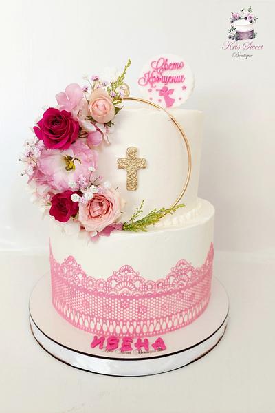 Christening cake - Cake by Kristina Mineva