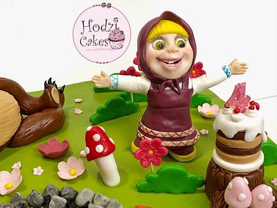 Masha🍃👧🏻 - Cake by Hend Taha-HODZI CAKES