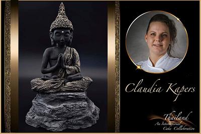 Thai Buddha, an international cake collaboration Thailand  - Cake by Claudia Kapers Capri Cakes