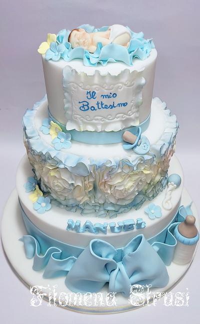 Baptism cake  - Cake by Filomena