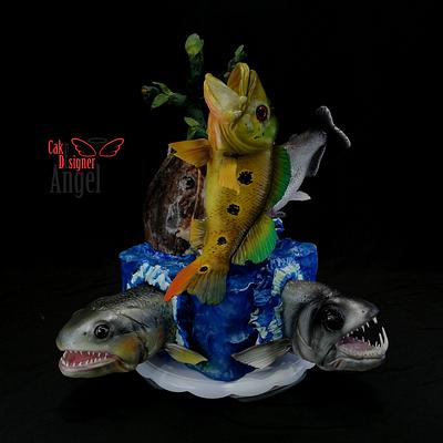 Fishing in Colombia - Cake by Angel Torres